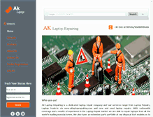 Tablet Screenshot of aklaptoprepairing.com
